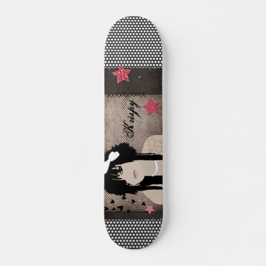 Emo Girl Skateboard (Voorkant)
