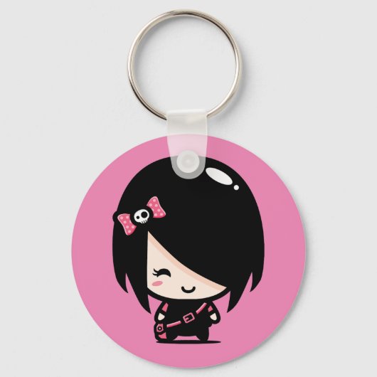 emo girl sleutelhanger (Voorkant)