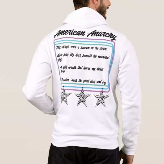 Emo - Goth - Rock - Anarchie - T-Shirt Sweat - shi (Dos)