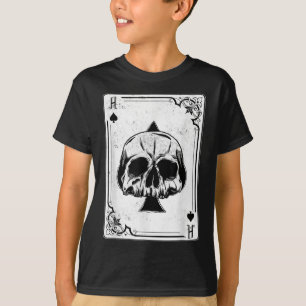 Emo Gothic and Punk Ace Spades Poker Game T-shirt