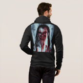 Emo - Gothic - Rock - Anarchy - T-shirt hoodie (Achterkant volledig)