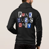 Emo - Gothic - Rock - Anarchy - T-shirt hoodie (Achterkant)