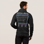Emo - Gothic - Rock - Anarchy - T-shirt hoodie (Achterkant volledig)