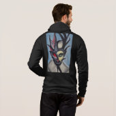 Emo - Gothic - Rock - Anarchy - T-shirt hoodie (Achterkant volledig)