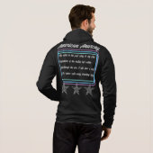 Emo - Gothic - Rock - Anarchy - T-shirt hoodie (Achterkant volledig)