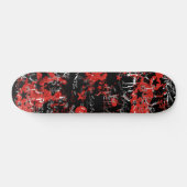 Emo Graffiti Rood Skateboard (Horizontaal)
