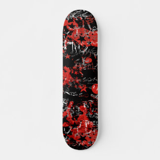 Emo Graffiti Rood Skateboard