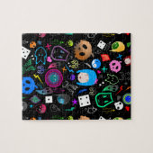 Emo Halloween patroon Legpuzzel (Horizontaal)