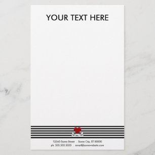 emo - hart en kruisingen briefpapier