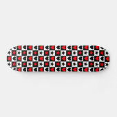 Emo Hearts & Stars Skateboard Deck (Horizontaal)