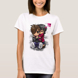emo hug t-shirt