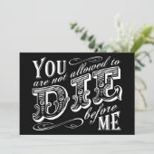 emo jubileumfeest uitnodiging (Staand voorkant)