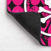 Emo Kunst Schedel & Harten Muismat (Hoek)