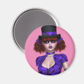 EMO MAGNETS DE FILLES GOTHIQUES (Recto/Verso)
