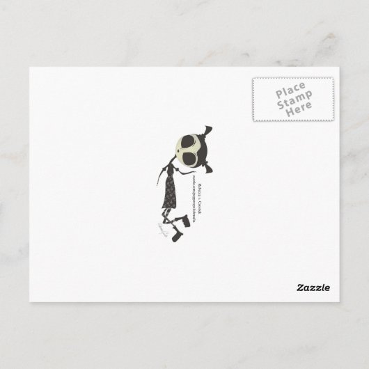 Emo Me en My Emo Shadow Briefkaart (Achterkant)