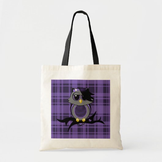 Emo Owl op Pset Bag Tote Bag (Voorkant)