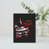 emo pinata briefkaart (Staand voorkant)