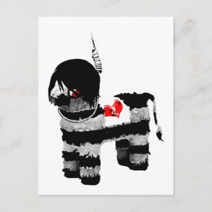 emo pinata briefkaart