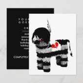 emo pinata kaart (Voorkant / Achterkant)
