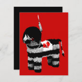 emo pinata kaart (Voorkant / Achterkant)