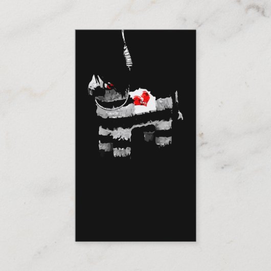 emo pinata visitekaartje (Voorkant)