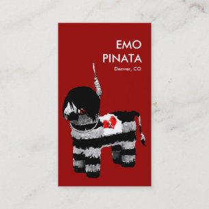 emo pinata visitekaartje