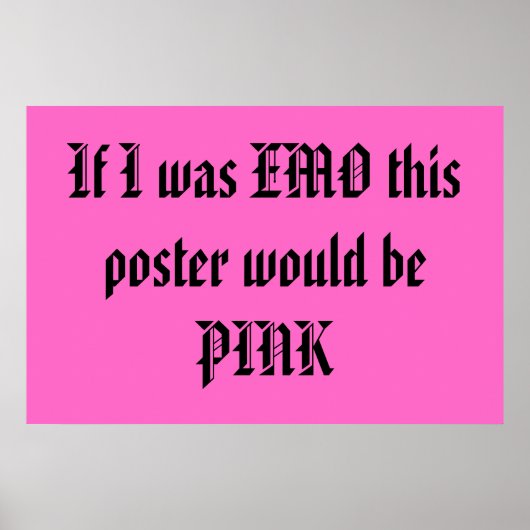 EMO POSTER (Voorkant)