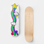 Emo Rainbow Custom Skateboard (Voorkant)