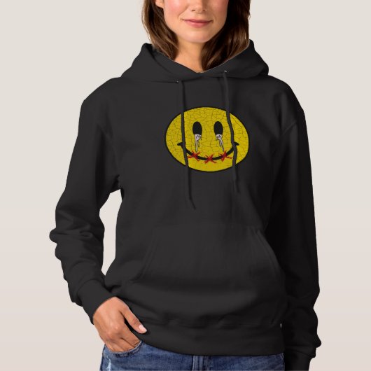 Emo Rap Face Sad Boy Hoodie (Voorkant)
