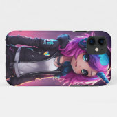 Emo Rock Afbeelding: expressieve artistieke expres Case-Mate iPhone Case (Achterkant (horizontaal))