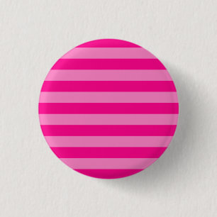Emo roze strepen ronde button 3,2 cm