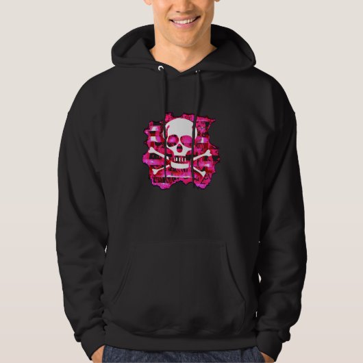 Emo Schedel & Kruisbeenderen Hoodie (Voorkant)