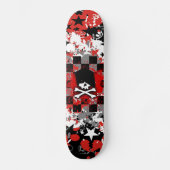 Emo Skull Skateboard Deck (Recto)