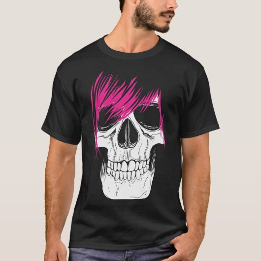 Emo Skull T-shirt (Voorkant)