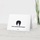 EMO Snowman Obtient Une Carte De Voeux D'Arbre De  (Dos)