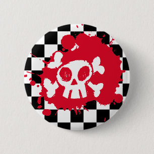Emo Splatter Ronde Button 5,7 Cm