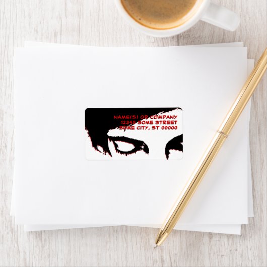 emo-stijl etiket (Insitu)