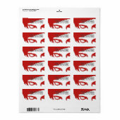 emo-stijl etiket (Full Sheet)