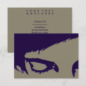 emo-stijl kaart (Voorkant / Achterkant)