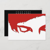 emo-stijl kaart (Voorkant / Achterkant)