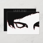 emo-stijl kaart (Voorkant / Achterkant)