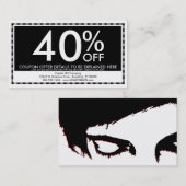 emo-stijlcoupon korting (Voorkant / Achterkant)