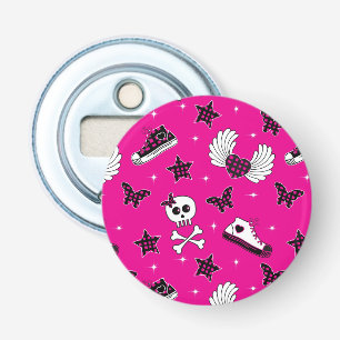 Emo-symbolen Button Flesopener