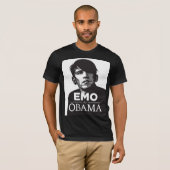 Emo voor Obama T-shirt (Voorkant volledig)