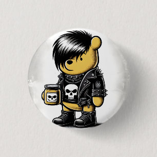 Emo Winnie de Poeh 1 Ronde Button 3,2 Cm