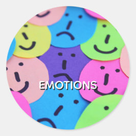 Emociones Ronde Sticker