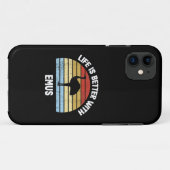 Emoe met Duitse tekst Het leven is beter Case-Mate iPhone Case (Achterkant (horizontaal))