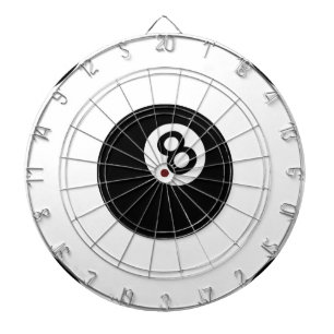 emoji acht ball dartbord