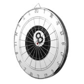 emoji acht ball dartbord (Voorkant Rechts)