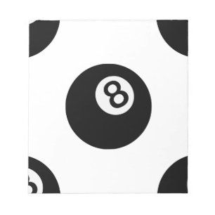 emoji acht ball notitieblok